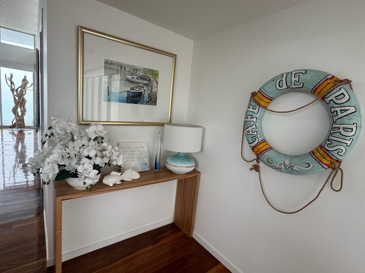 Erskine Timber Mitred Console Table