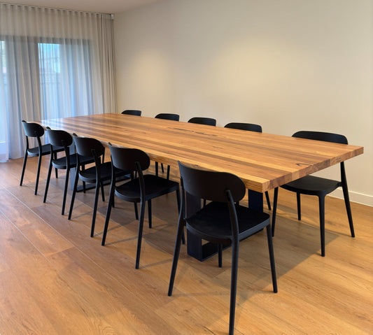 Making of Elli & Joshua’s Reclaimed Timber Dining Table