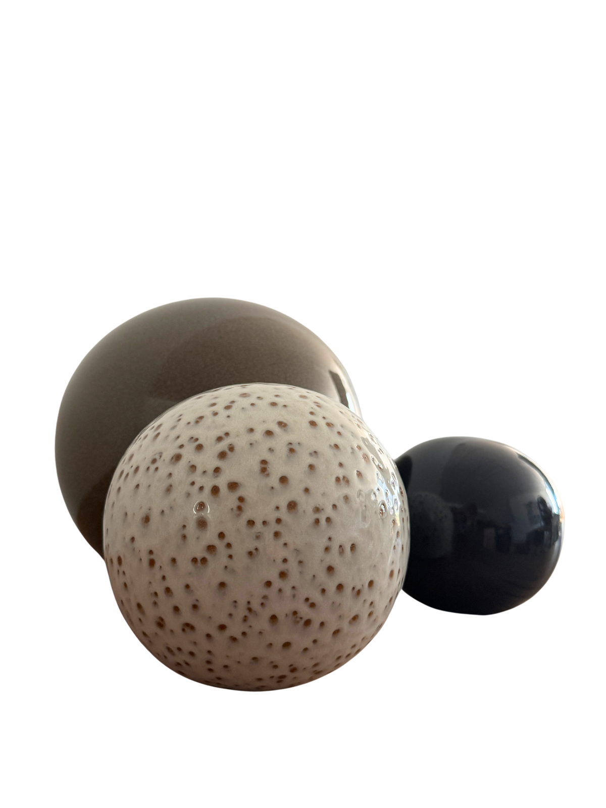 Aluna Orb Trio – Sculptural Ceramic Set