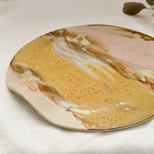 Kim Wallace Cheese platter ~ Earthy Retro
