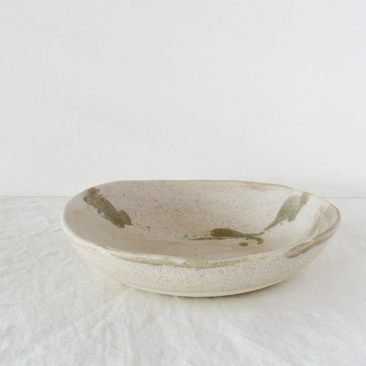 Kim Wallace Ceramic Serving bowl ~ Naturals