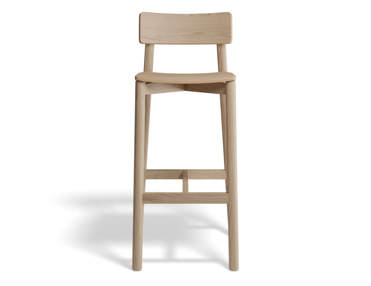 Riviera Bar Stool Natural Ash