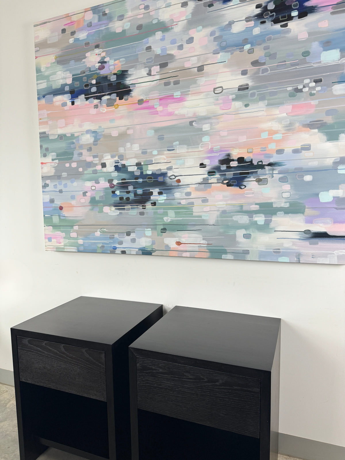 Available Now - Sienna Black Solid Timber Bedside Tables