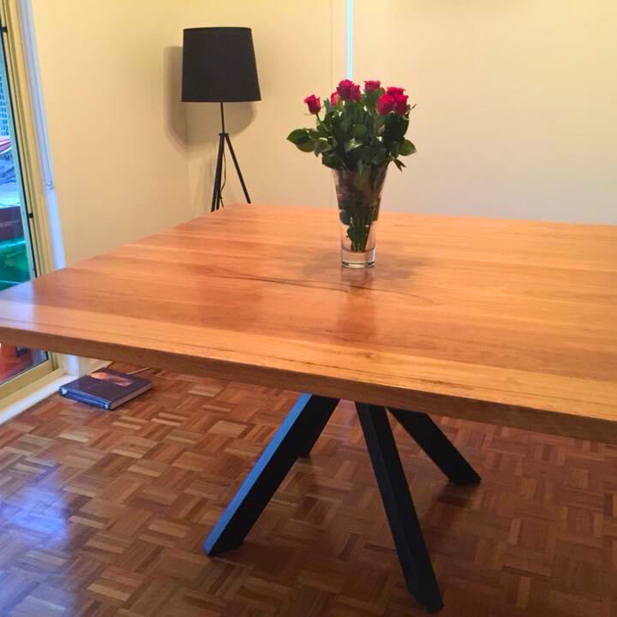 Square Pick-up Sticks Dining Table